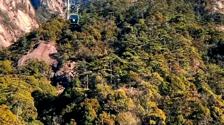 黄山玉屏索道上行、下行.哔哩哔哩bilibili