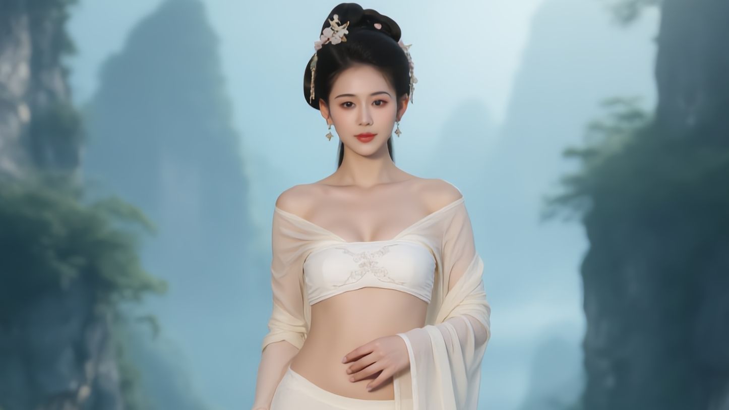 龙官散人原创词古风舞蹈MV——仙峰·素影（BGM值得反复听）