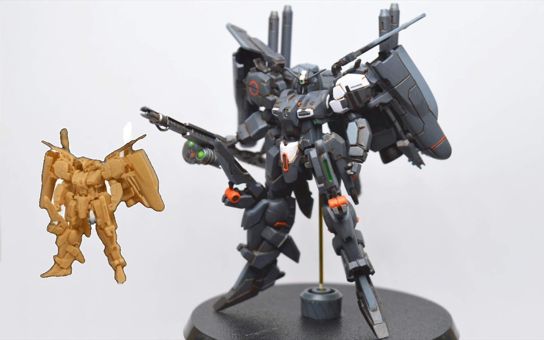 怎样制作超酷的ex-s高达,万代artifact食玩拼装模型第一弹