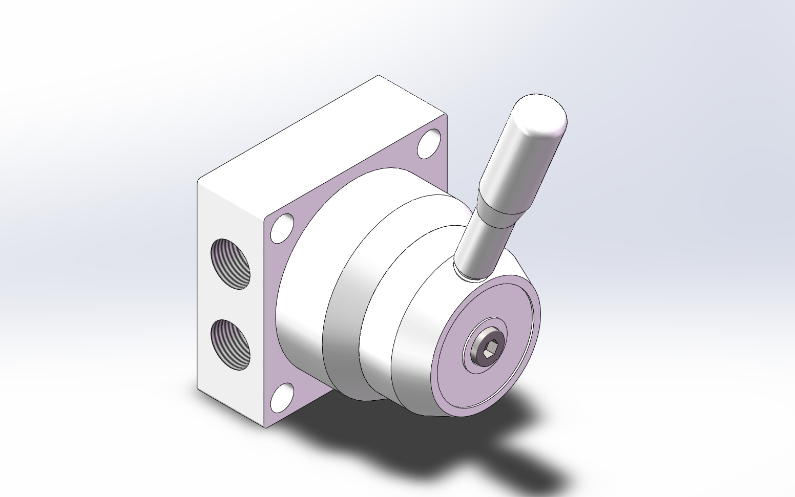 三位四通手动分配阀