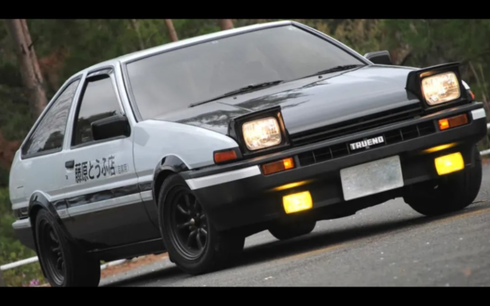 ae86漂移表情包图片