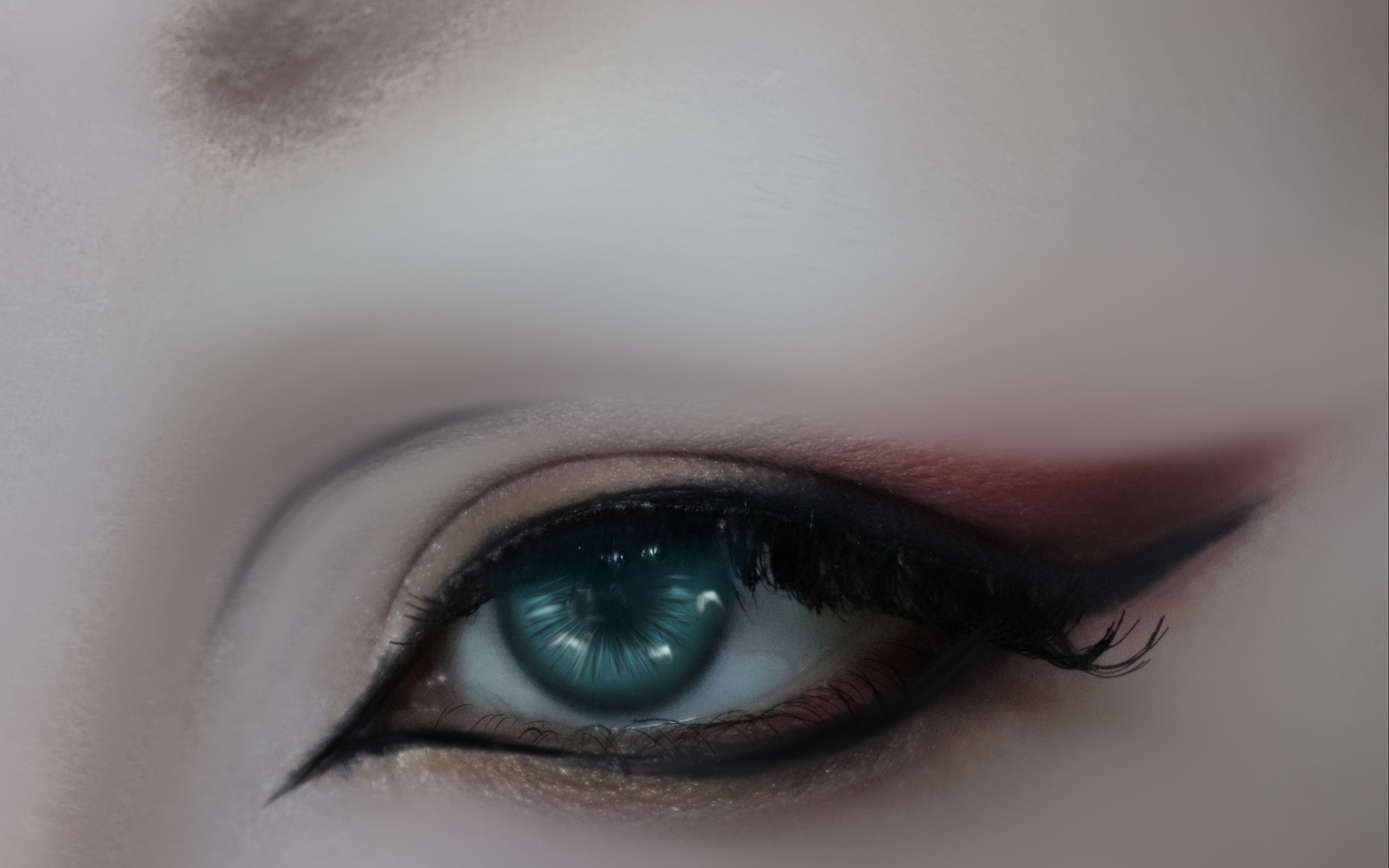 【阴阳师系列】阴阳师 姑获鸟金銮鹤羽 cos眼妆教程