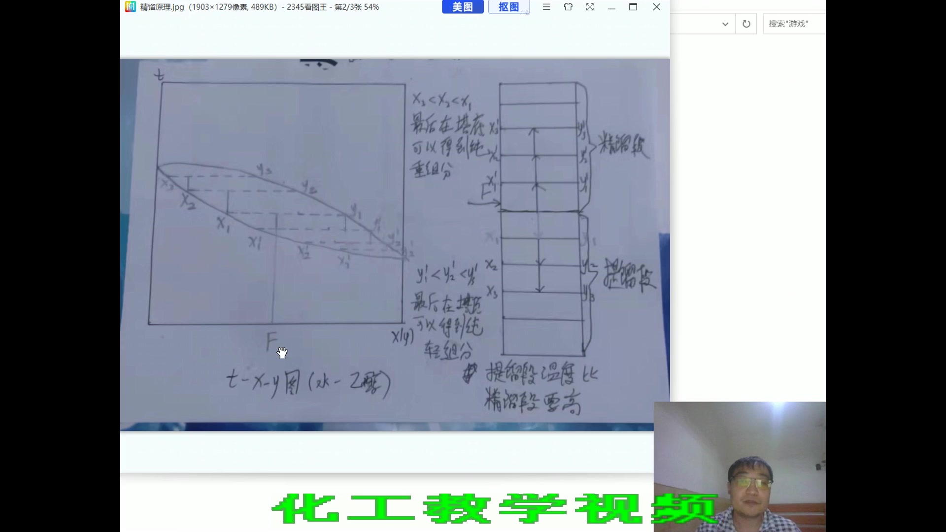 【化工教学】化工原理:二元txy相图和精馏塔结合解释精馏原理哔哩哔哩bilibili