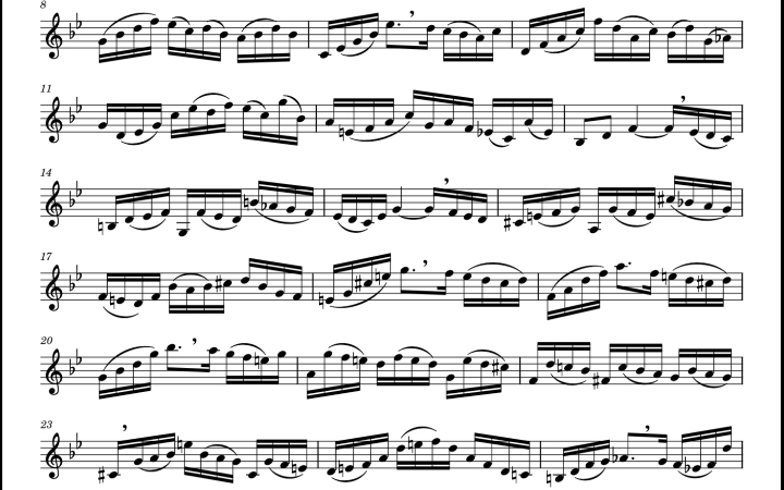 单簧管视奏 巴赫大提琴组曲 bwv1008 prelude