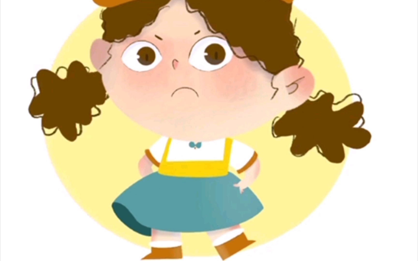 临摹钟小朋友#傲娇小女孩