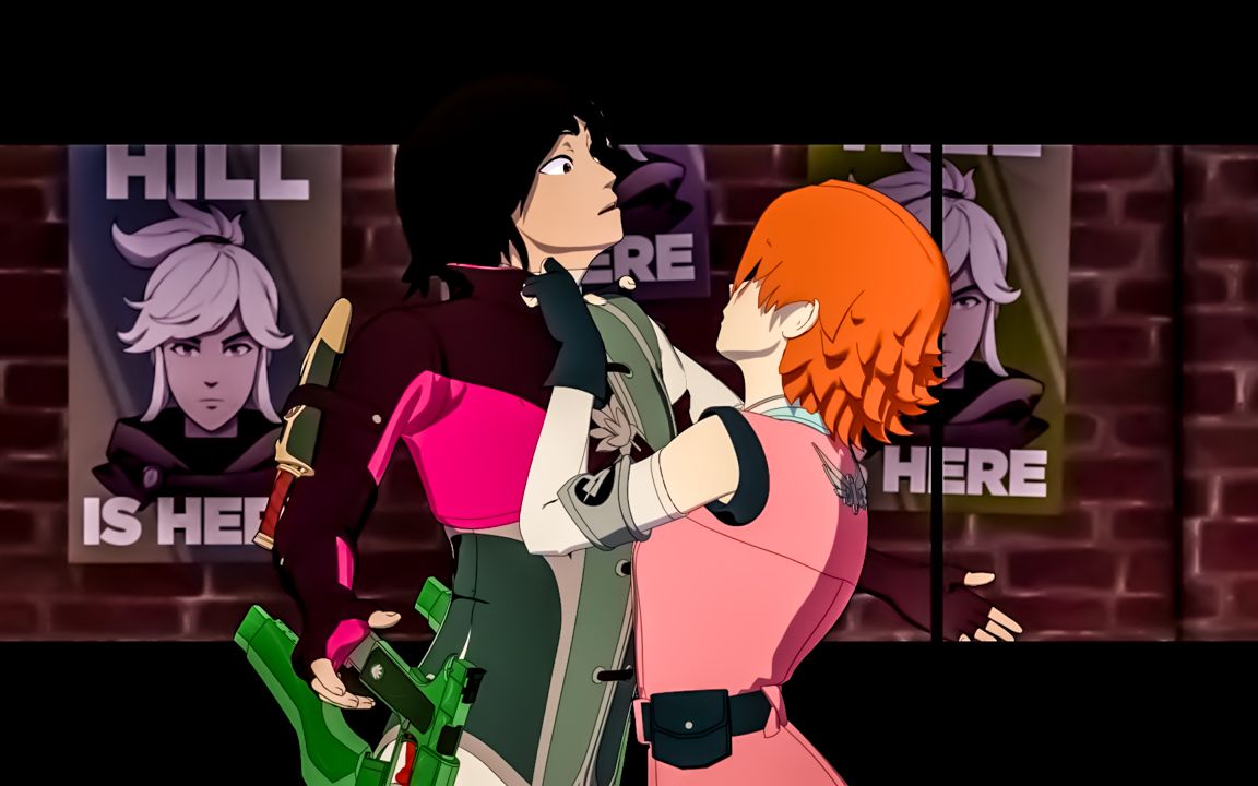 裸眼3d丨如果nora把ren拎出屏幕强吻丨rwby