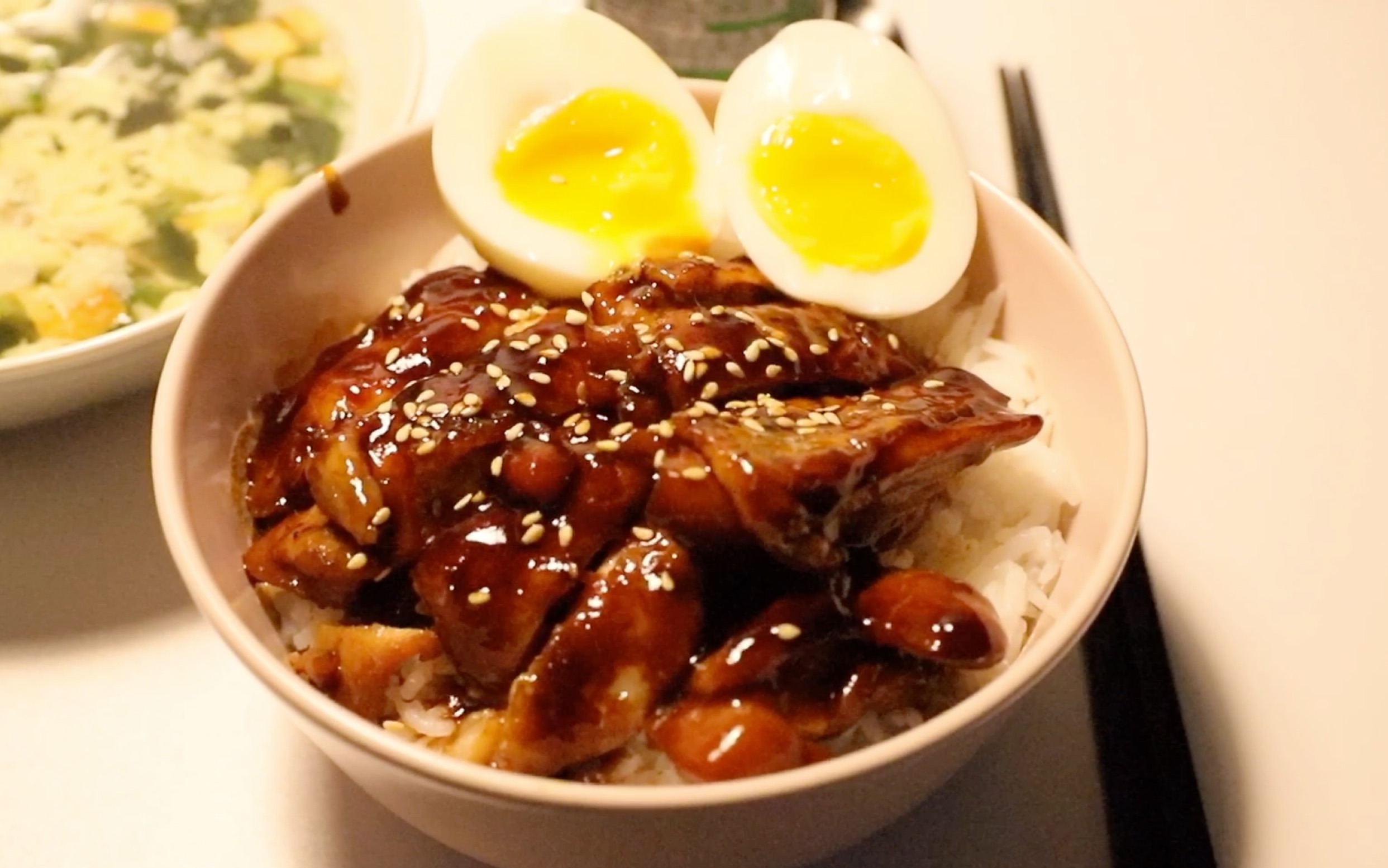 炒鸡好吃的照烧鸡排饭!