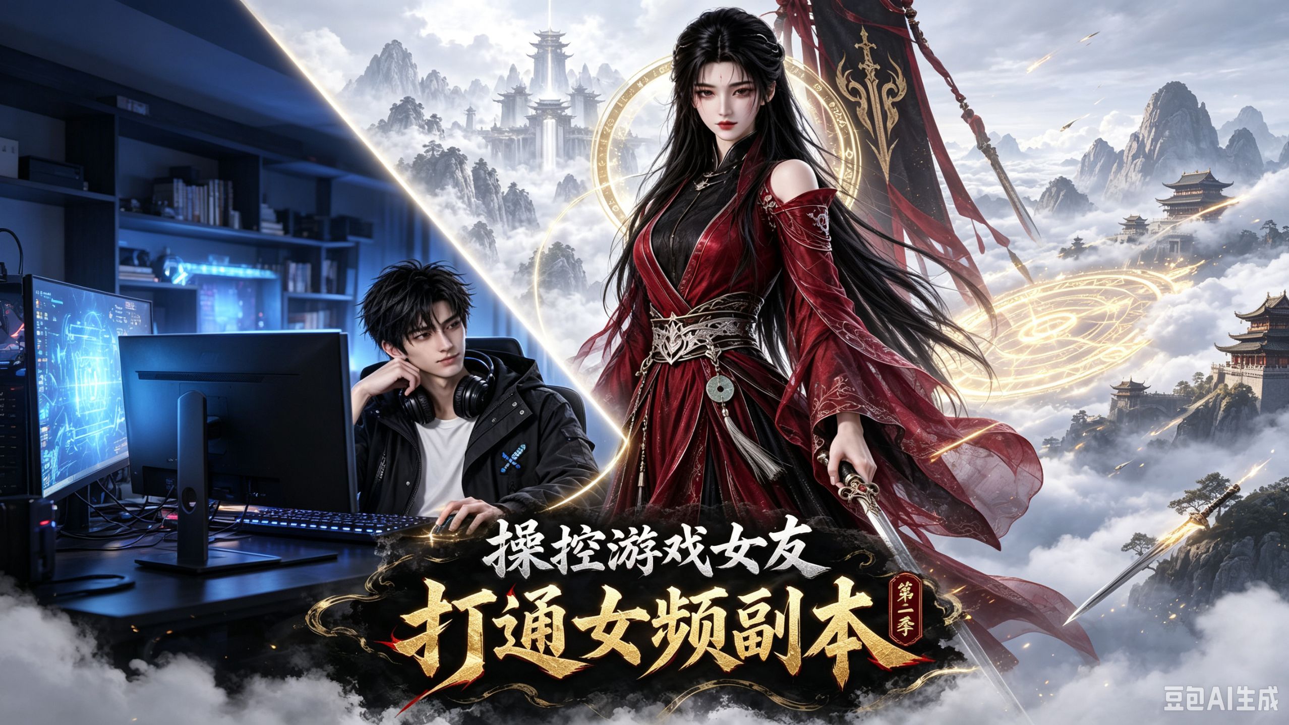 【1-2季】操控游戏女友打通女频副本