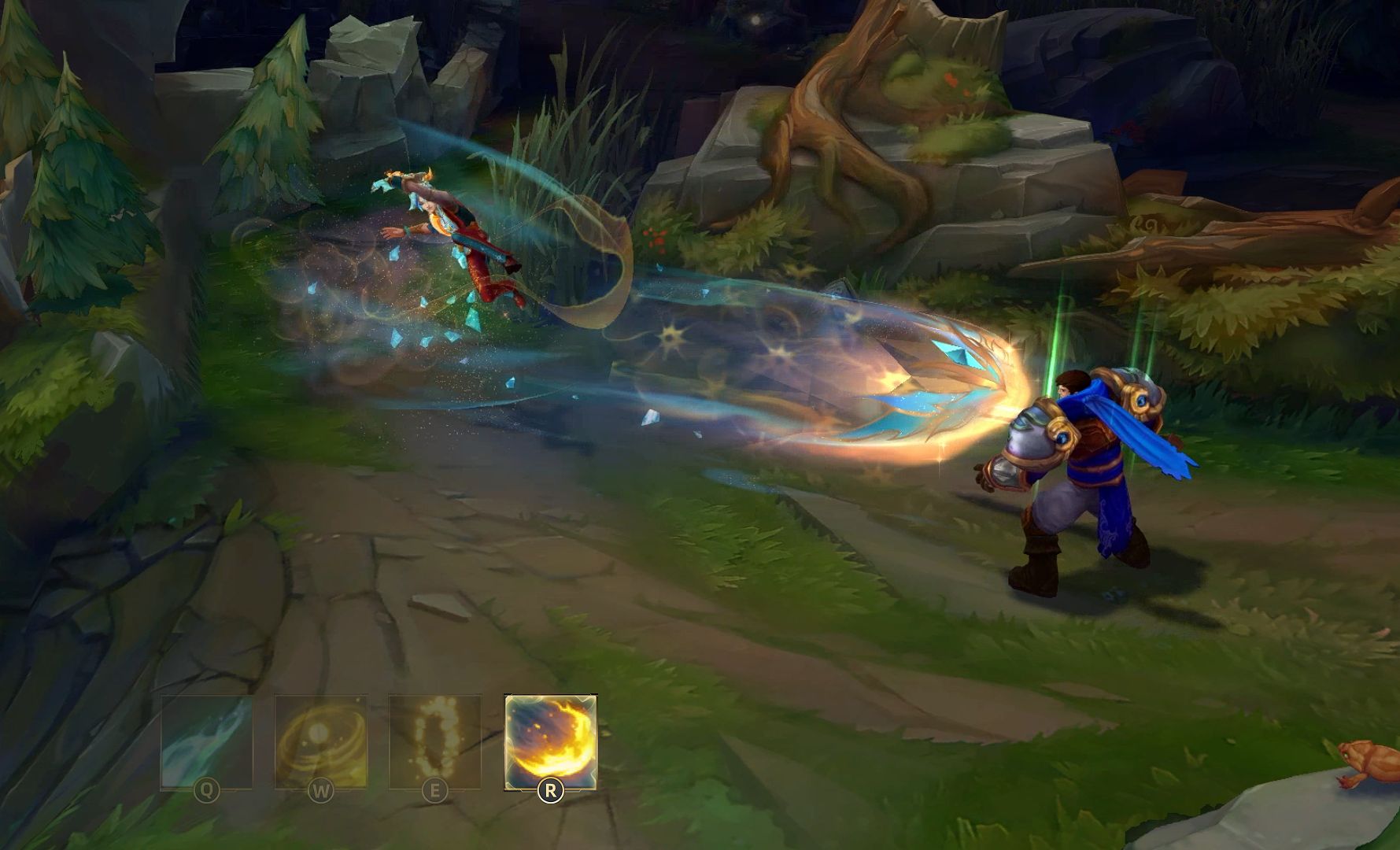 【英雄联盟】至臻 天龙之子 伊泽瑞尔 皮肤展示