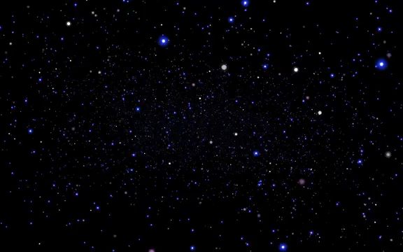 led背景 ▏v30 2k分辨率超唯美浪漫蓝色银河粒子星空星光闪耀太空穿梭
