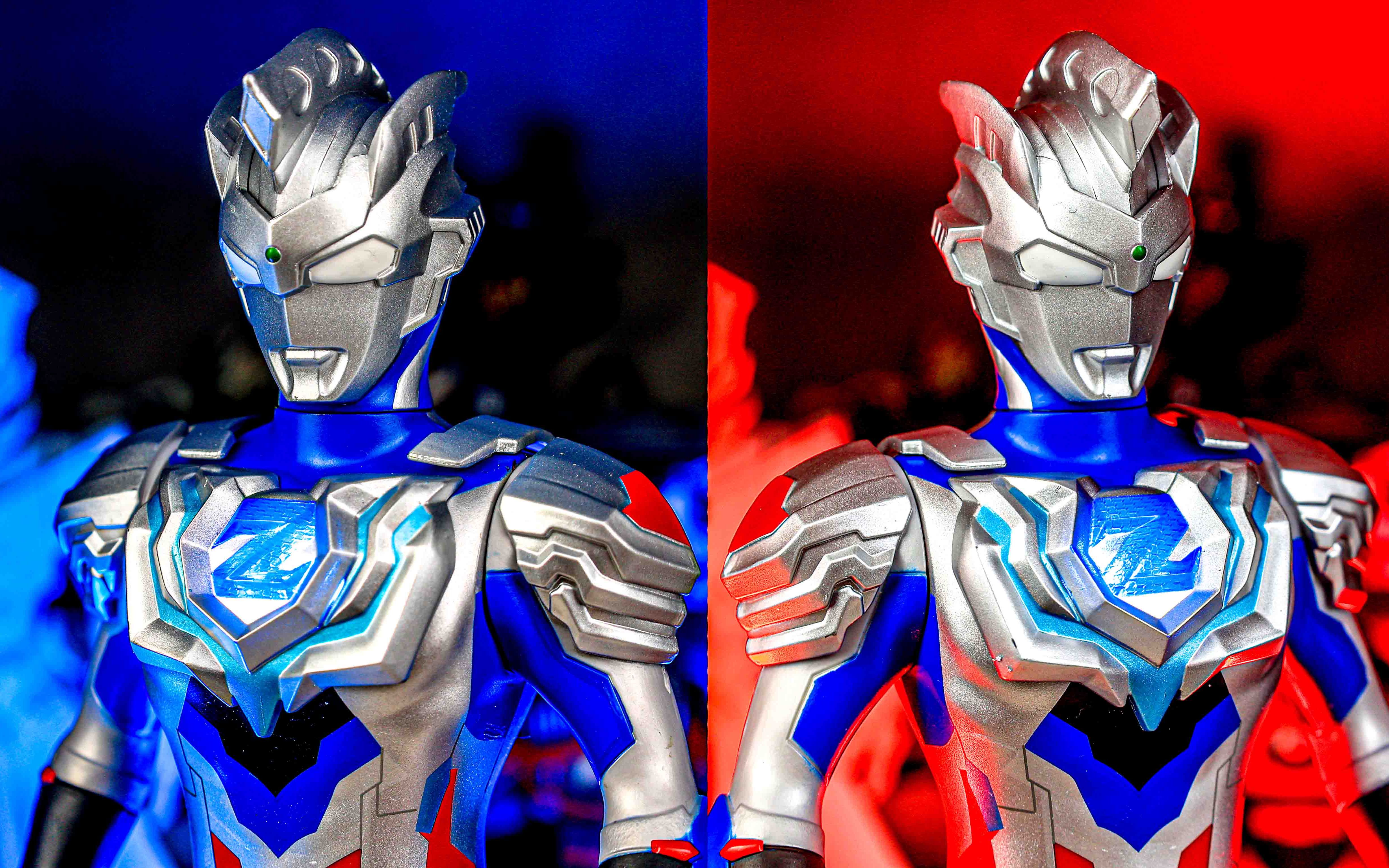 【超练场】国代 豪华版泽塔奥特曼阿尔法装甲声光人偶_哔哩哔哩