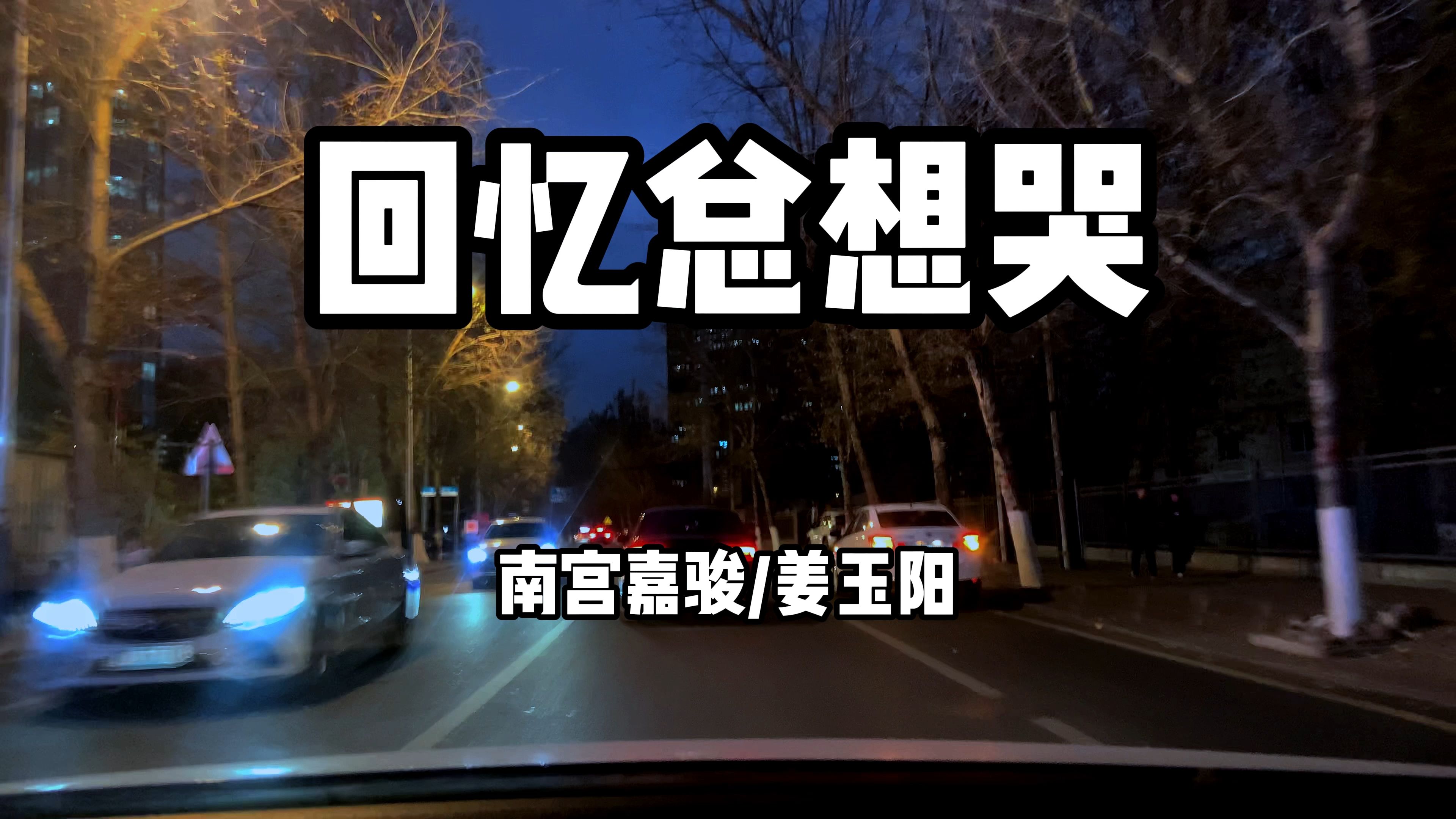 《回忆总想哭》-南宫嘉骏/姜玉阳 歌词充满了深情和伤感,唱出了许多人