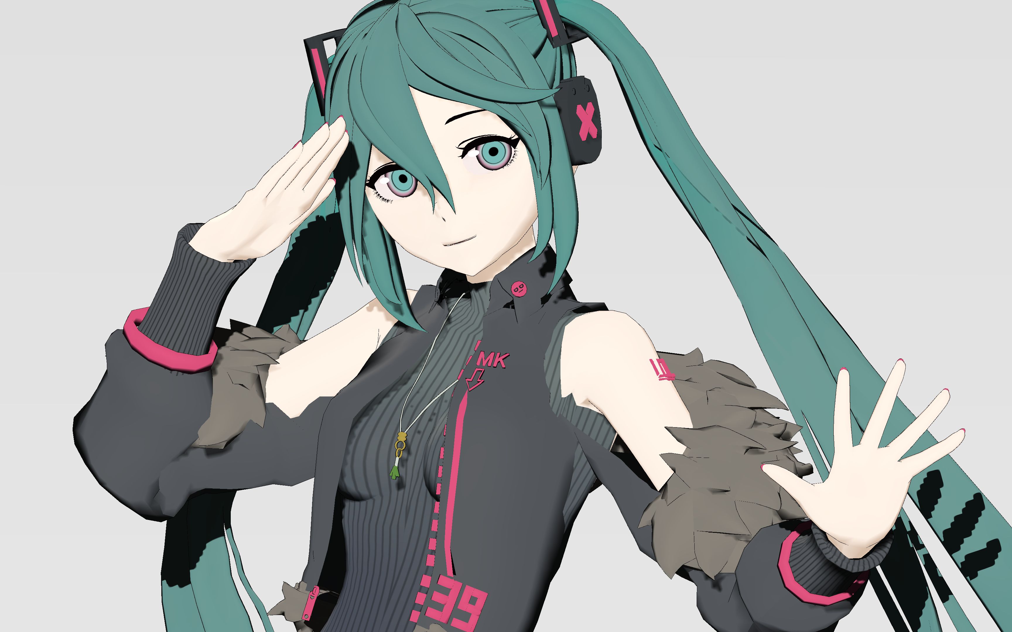 【模型展示】ヒビカセ(cytus ii miku)-不要再重名了啊咿呀哇-意会