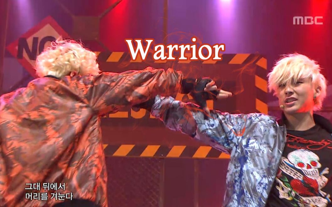 [图]【高清中字】吹响哨声 战士登场 B.A.P - Warrior现场版舞台 加了部分特效