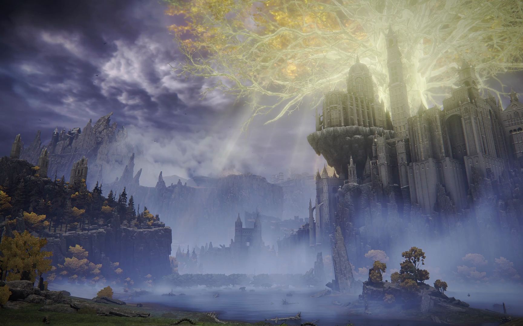 【艾尔登法环】湖景 魔法学院 | 动态壁纸 wallpaper engine_单机游戏