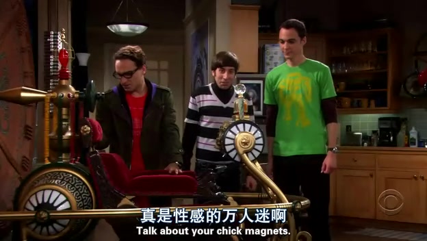 [图]TBBT：谢耳朵时光机堵住了楼梯