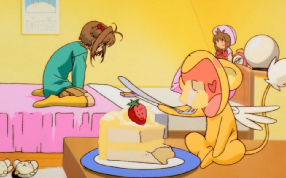 小可吃蛋糕能把我可爱死了哈哈哈哈哈