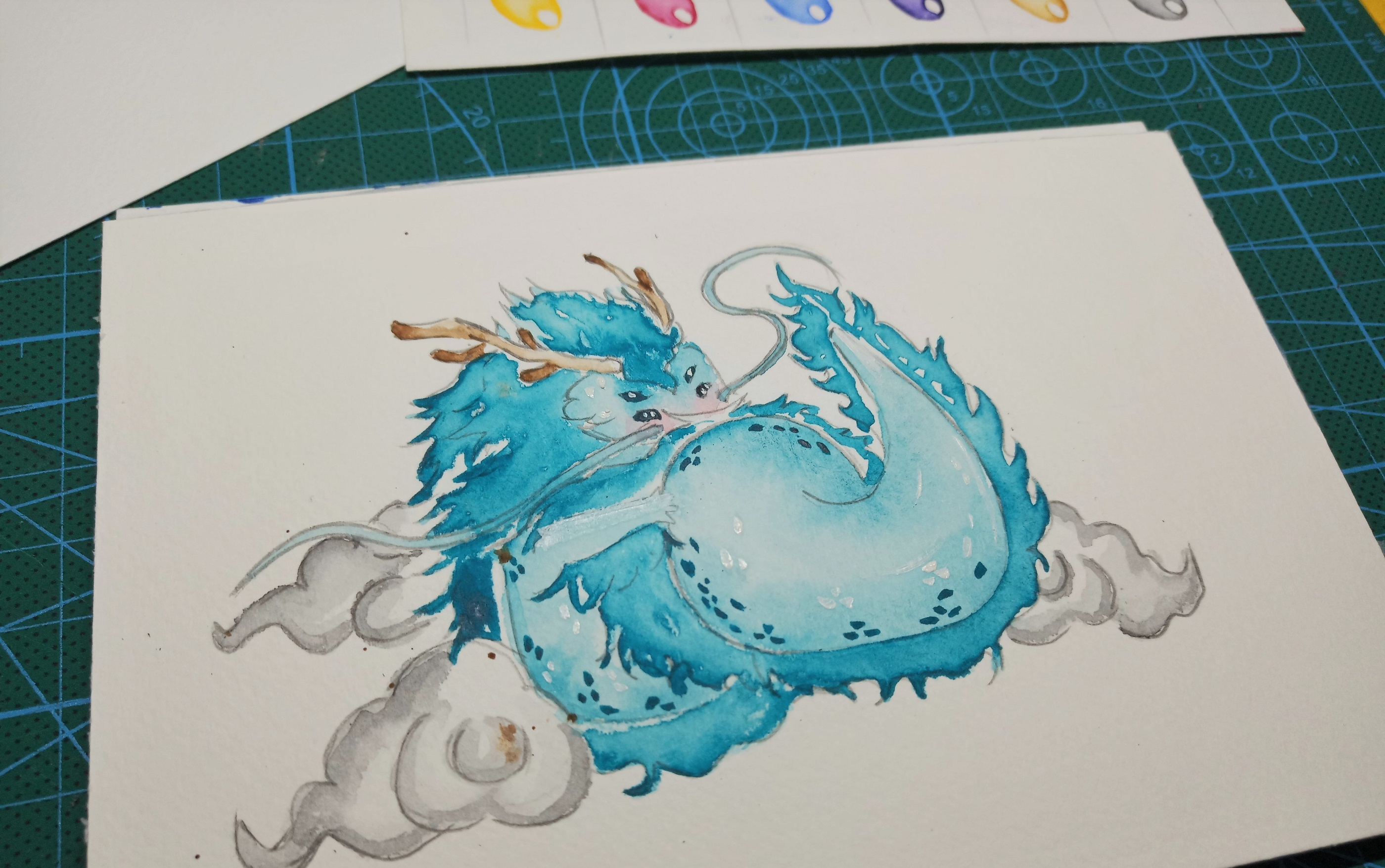 小龙王在这里,新年顺风顺水._绘画_生活_bilibili_哔哩哔哩