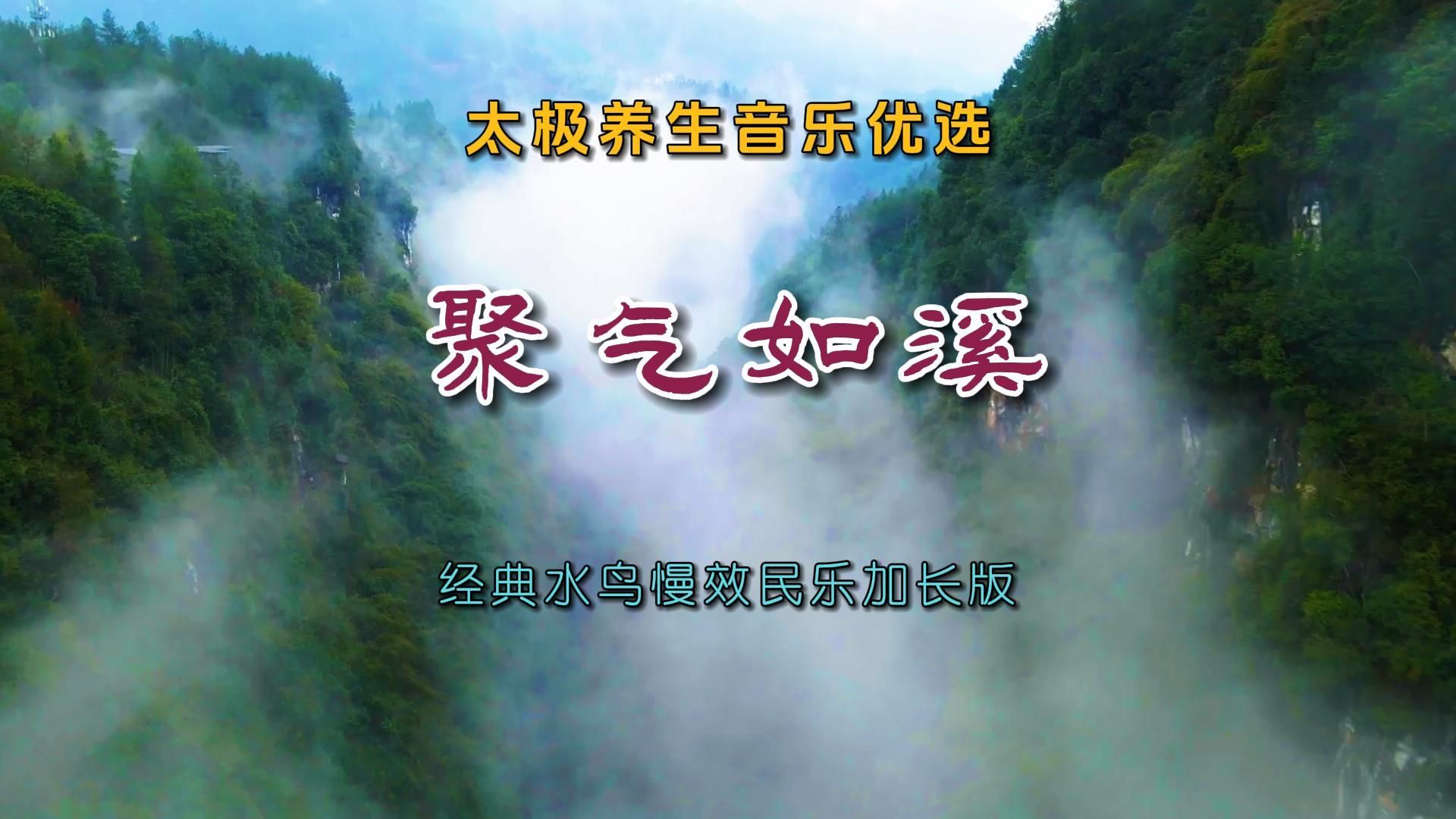 太极养生音乐优选《聚气如溪》经典水鸟慢效民乐加长版清静又自在-感叹号好-道家音乐-哔哩哔哩视频