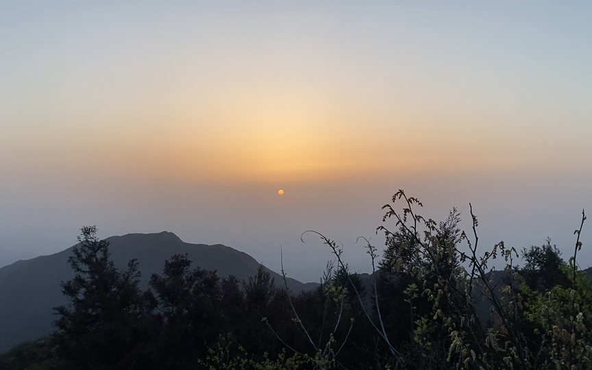 【衡阳市衡山县】日出时分的衡山