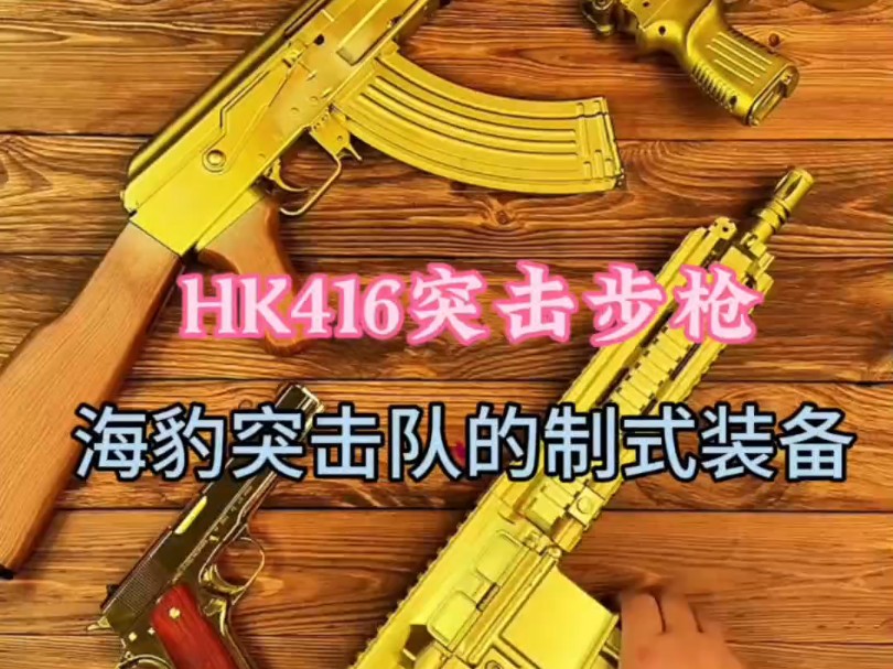 海豹的制式装备,卡莫纳人的TO武器:HK416#军事科普#武器科普#暗区突围 #军事爱好者哔哩哔哩bilibili