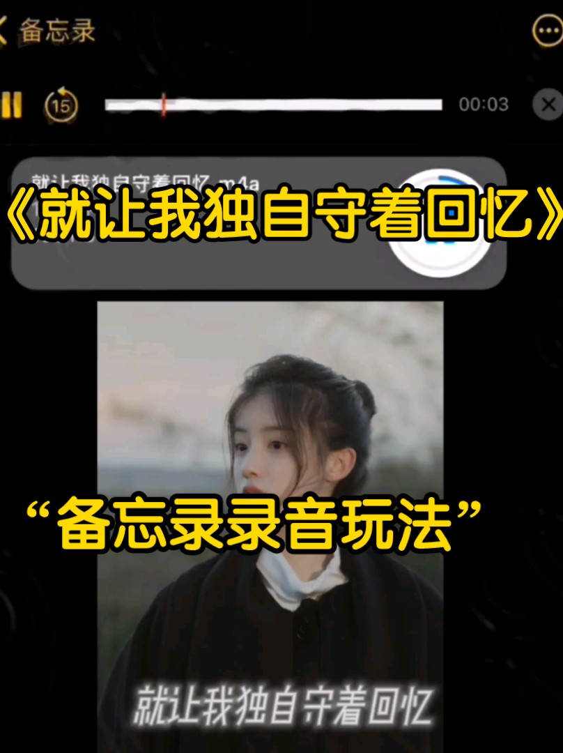 备忘录录音模板哔哩哔哩bilibili