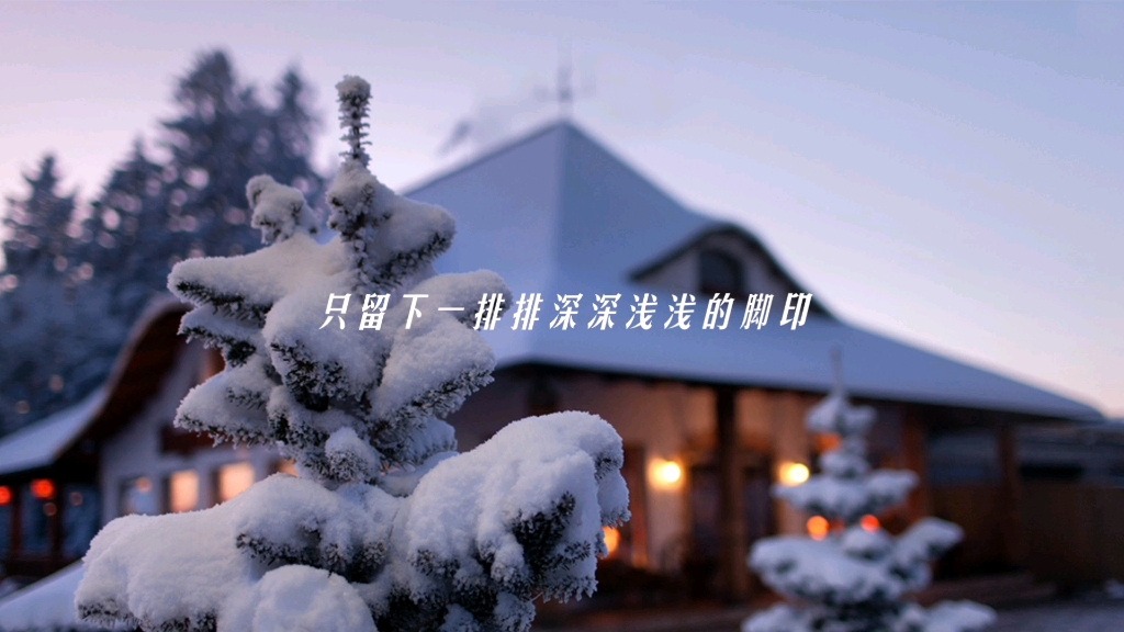 雪地里的脚印哔哩哔哩bilibili