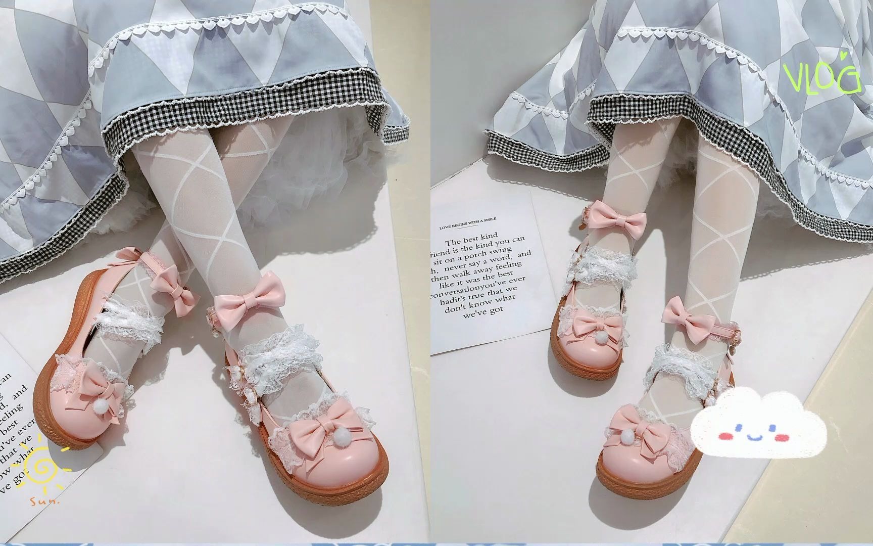 漫展 圆头日系可爱学生制服jk大头洛丽塔女鞋lo娘漫展穿搭鞋 929_哔哩