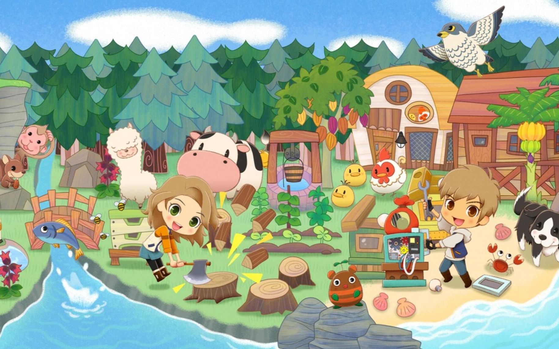 switch牧场物语橄榄镇与希望的大地公布2021年2月25日发售