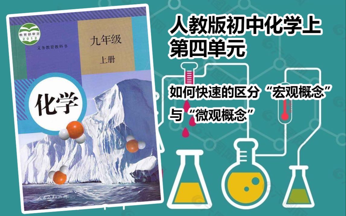 【知否学谈】——人教版初三化学上册“如何快速的区分什么是宏观概念什么是微观概念”哔哩哔哩bilibili