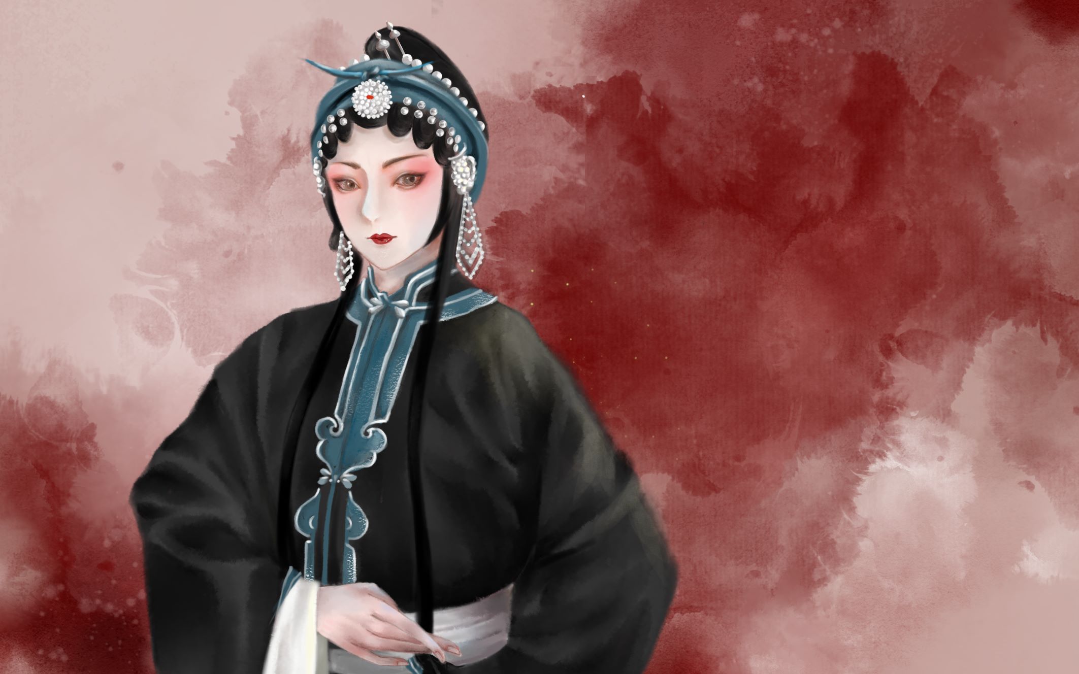 【板绘】鬓边不是海棠红 商细蕊 武家坡王宝钏