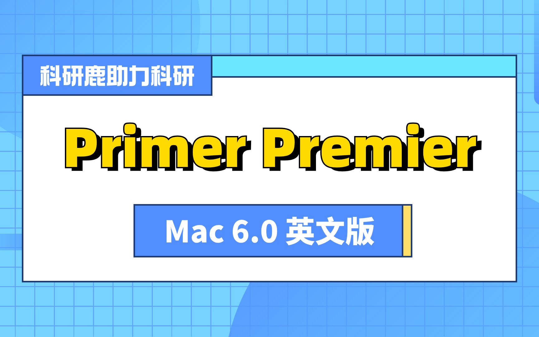 Primer premier 6.0 | Mac版 | 基因分析软件 | 安装教程哔哩哔哩bilibili