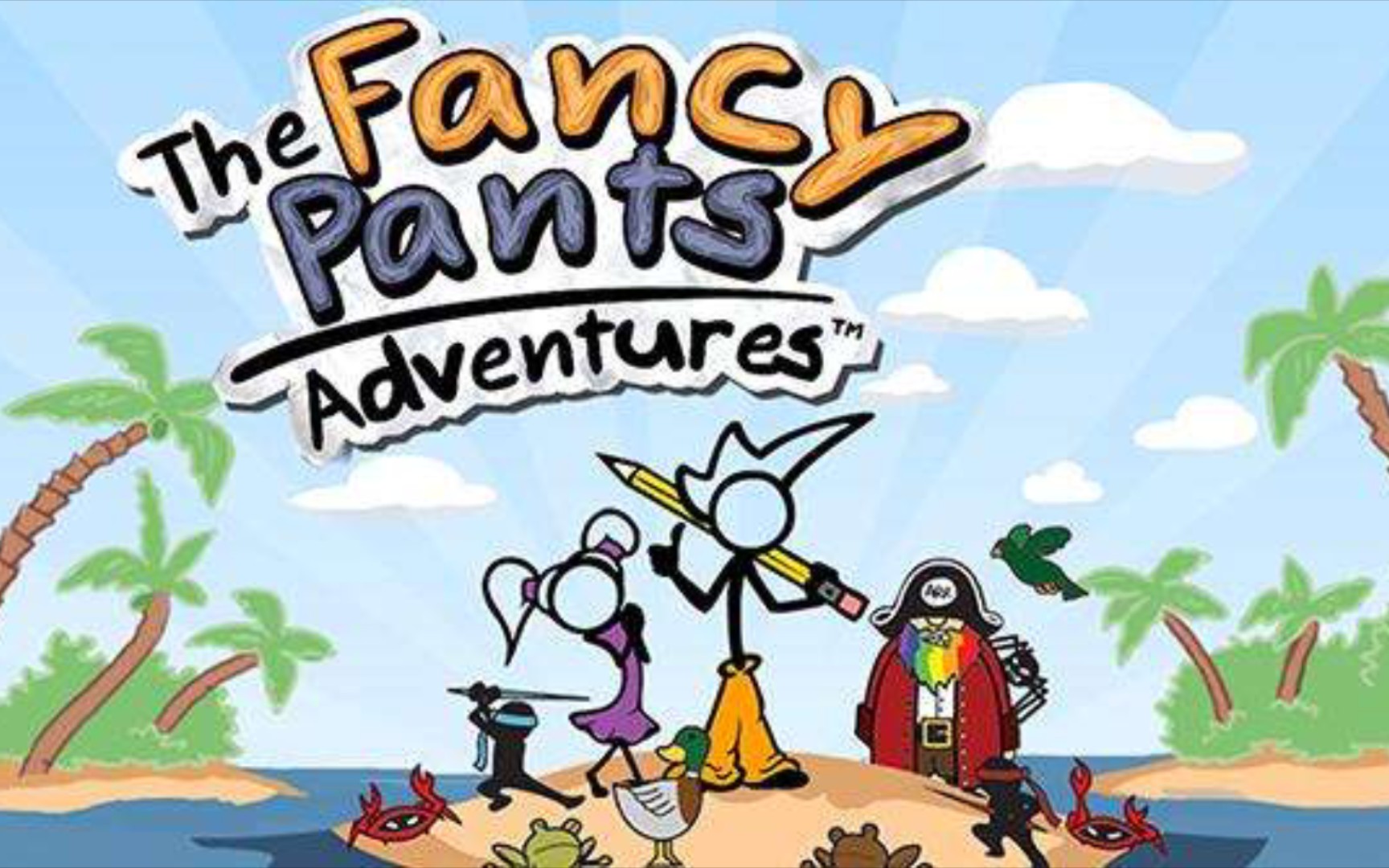 【Super Fancy Pants Adventure】全boss实战加解析,有趣且难度适中的flash小游戏演示