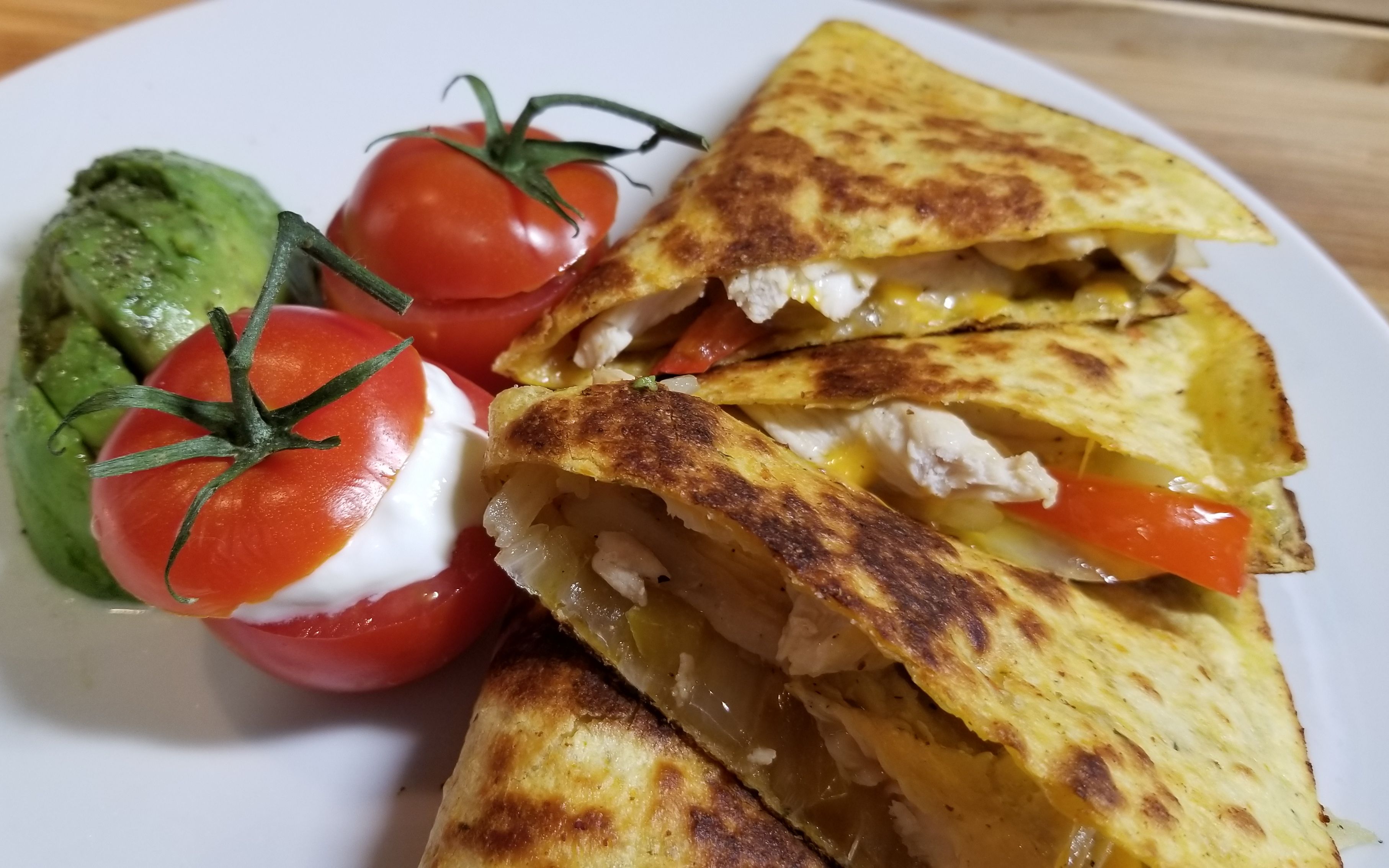 chicken quesadilla (墨西哥鸡肉饼)