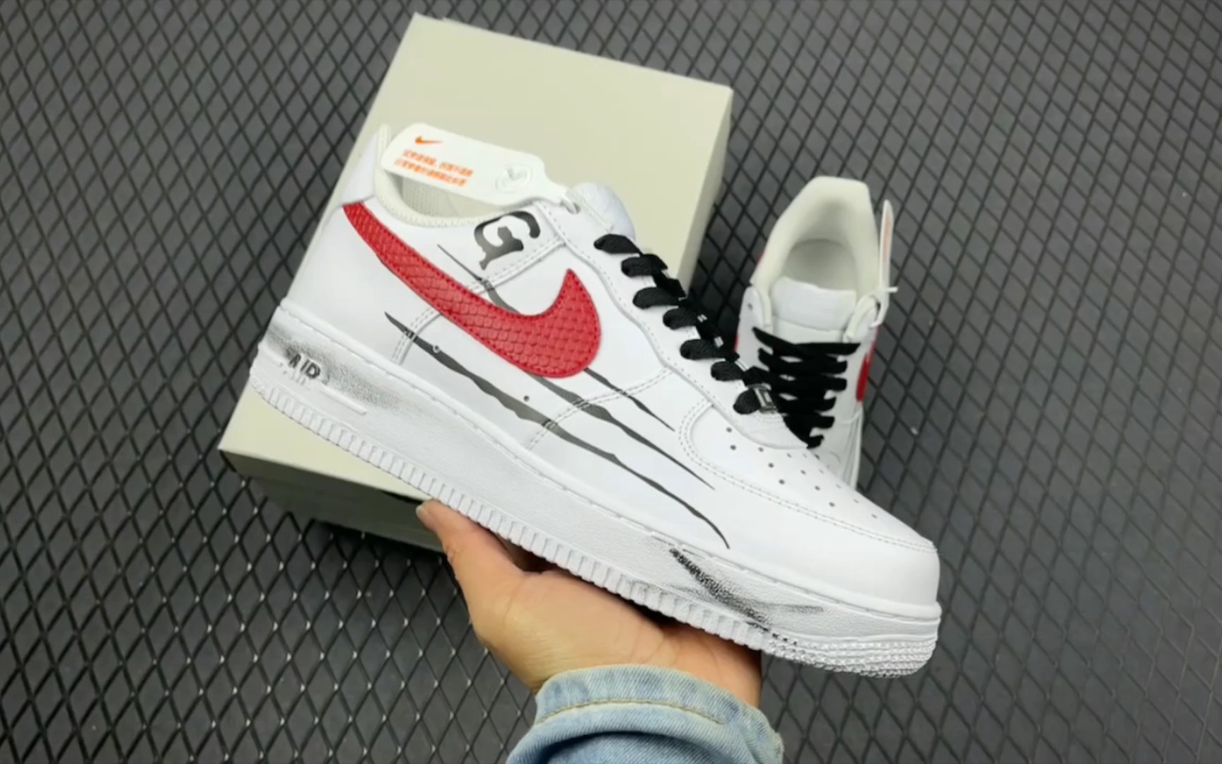 25]nk air force 107 low 官方爆款定制 二次元主题 金刚涂鸦配色