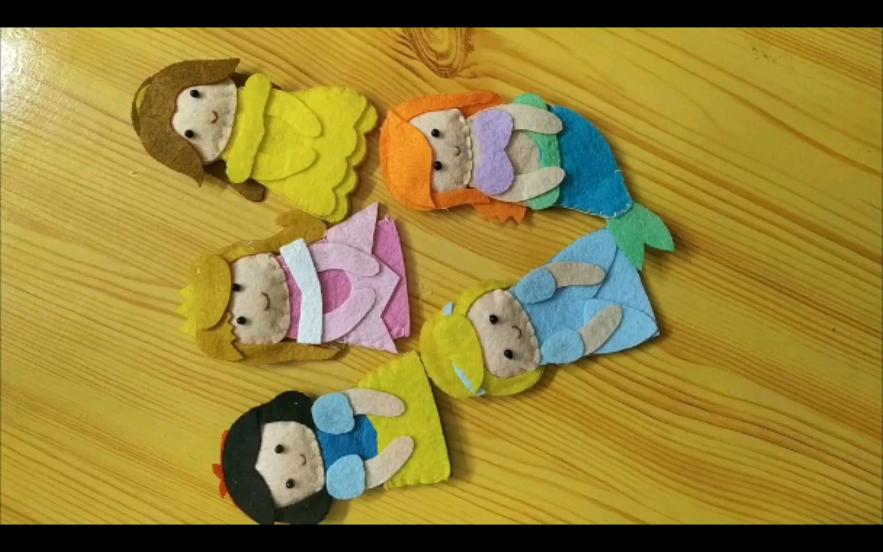 木木亮手工不织布公主玩偶