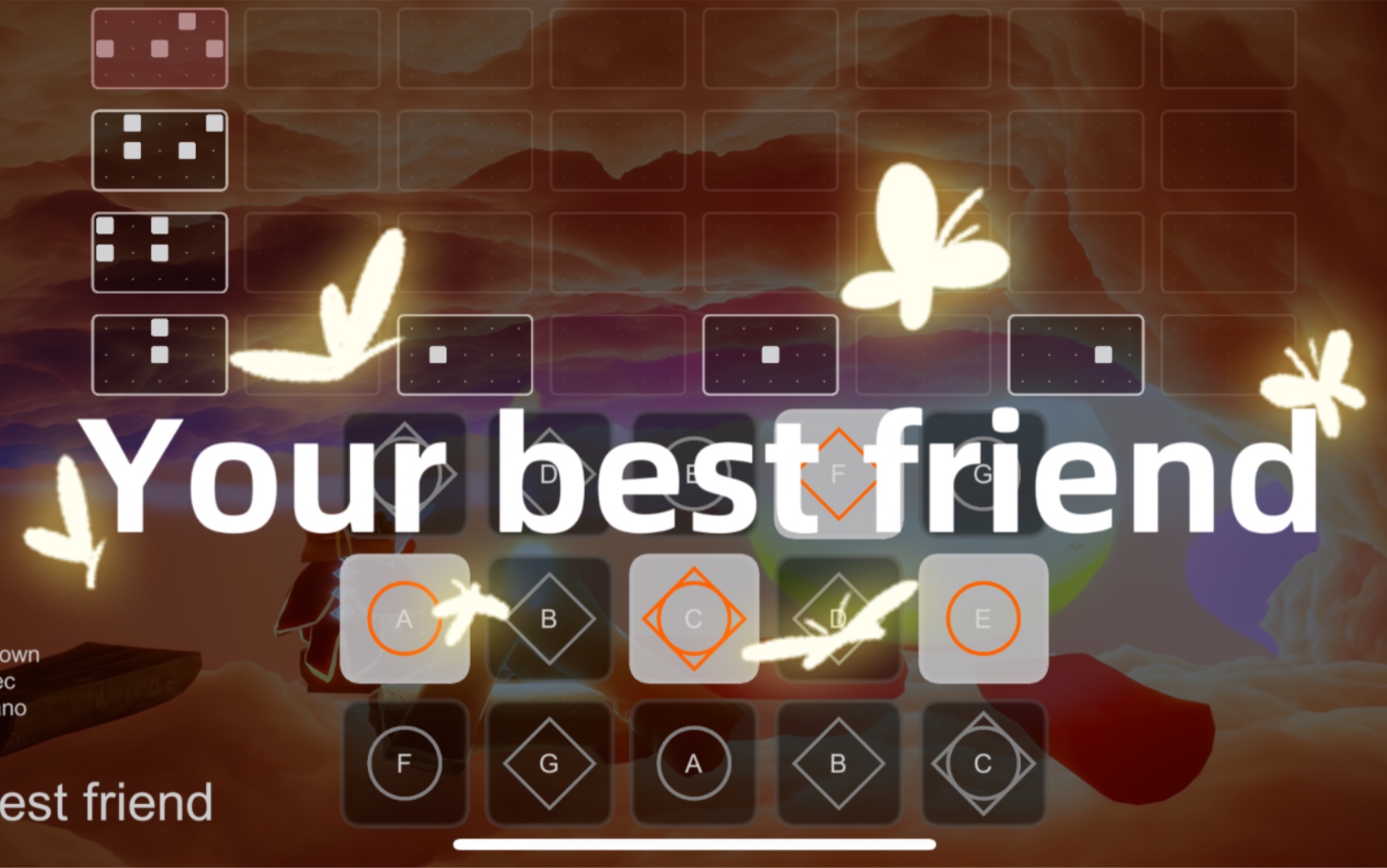 [图]【光遇】仓木麻衣《Your best friend》sky studio钢琴谱