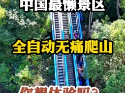 Download Video: 中国最懒景区，全自动无痛爬山，你想体验？