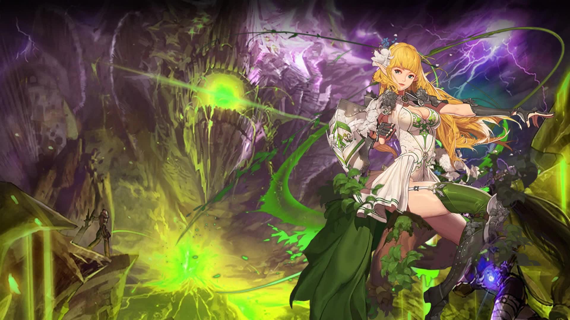 动态桌面素材dnf精灵骑士