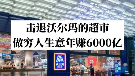 超市设计赏析,击败“沃尔玛”,年赚6000亿,奥乐齐成功“秘诀”是什么?#超市设计 #超市运营 #精品超市设计哔哩哔哩bilibili