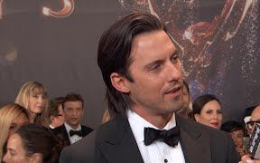 [图]Milo Ventimiglia Brings Papa Bear Wisdom to the 2017 Emmys