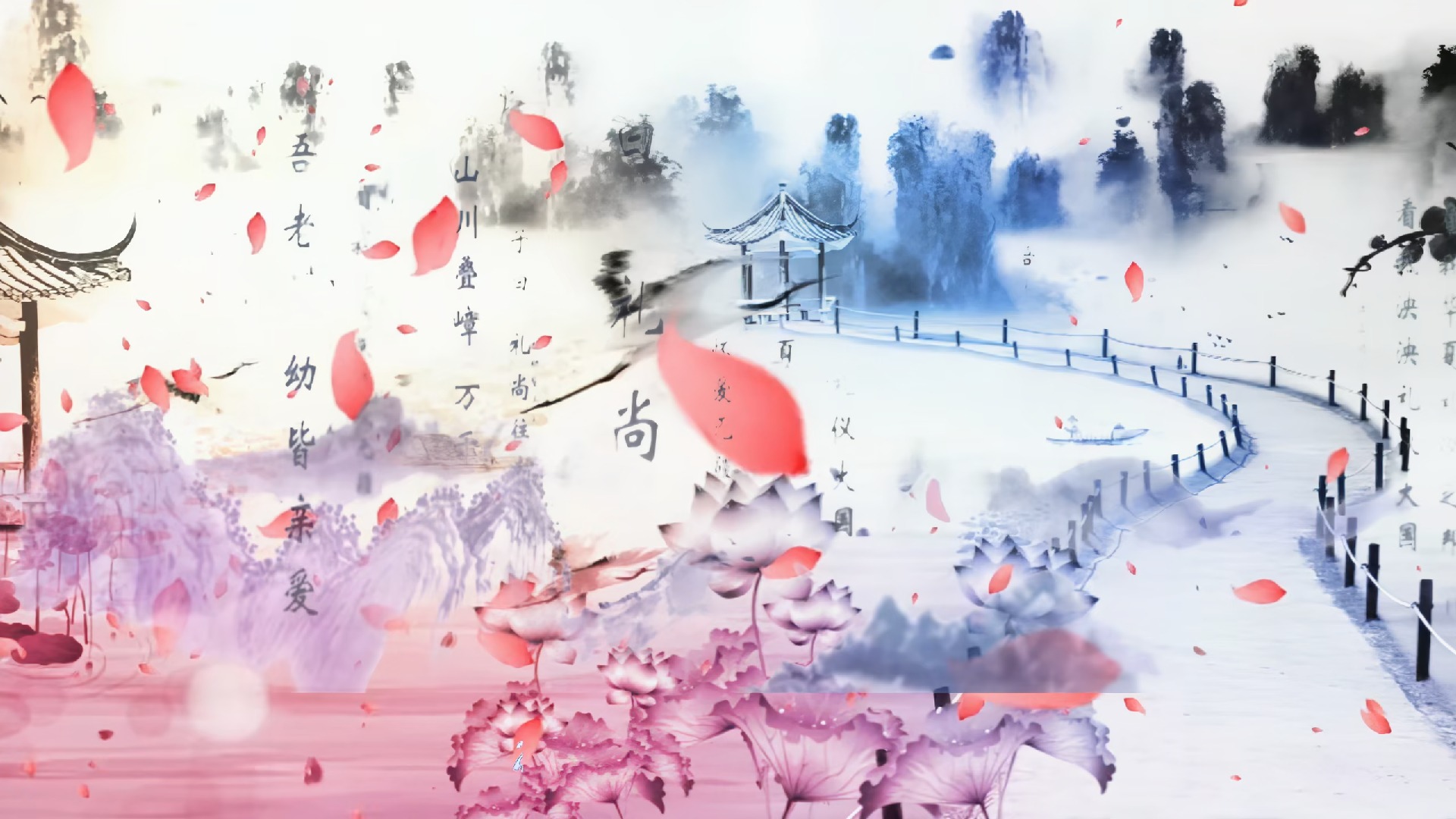 安九/hita/叶里 动态字幕舞蹈背景视频背屏素材