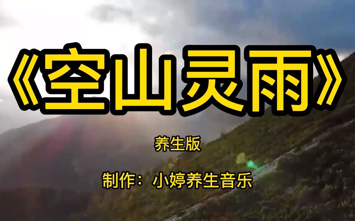 顶级古筝箫曲《空山灵雨》完整版,穿越时空,放飞自我,舒心养心哔哩哔哩bilibili