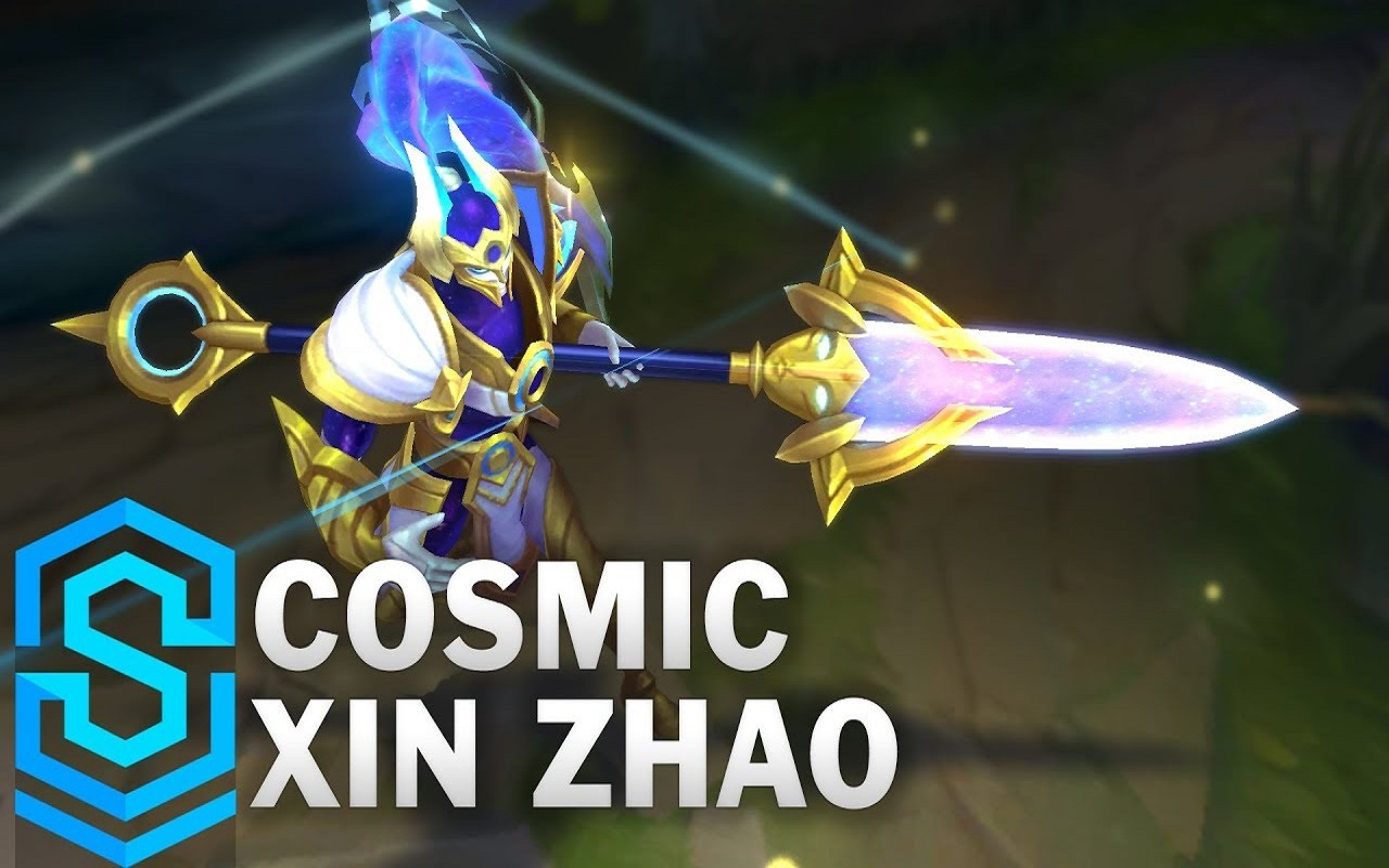 【新皮肤预告】掠星守卫 赵信 皮肤全特效预览_哔哩哔哩 (゜-゜)つロ