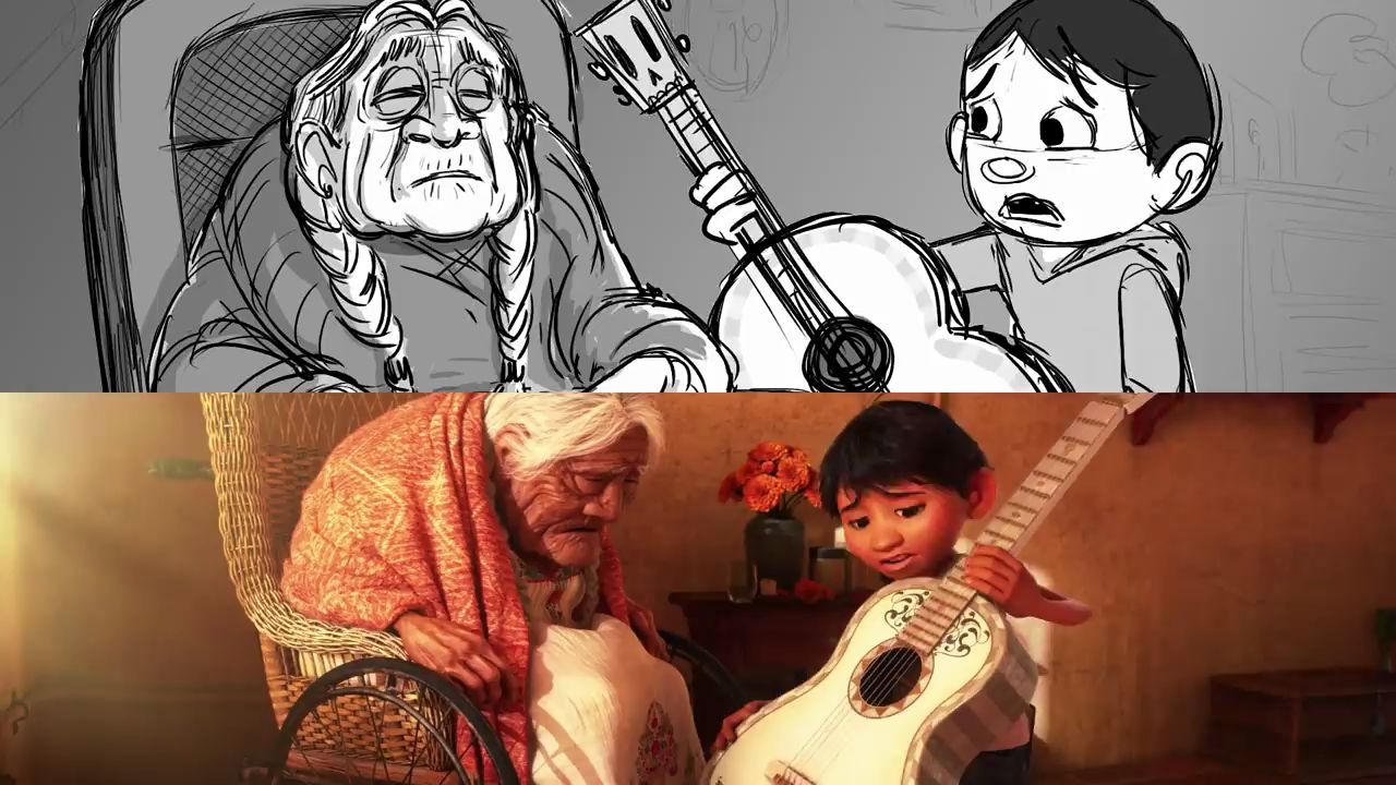 [图]【分镜与动画】皮克斯 寻梦环游记 Miguel Sings to Mamá Coco