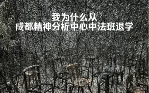 下载视频: 我为什么从成都精神分析中心中法班退学