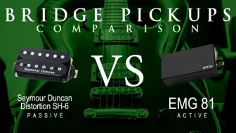 Télécharger la video: 双线圈拾音器 Seymour Duncan DISTORTION SH-6 vs EMG 81 - Bridge Pickup