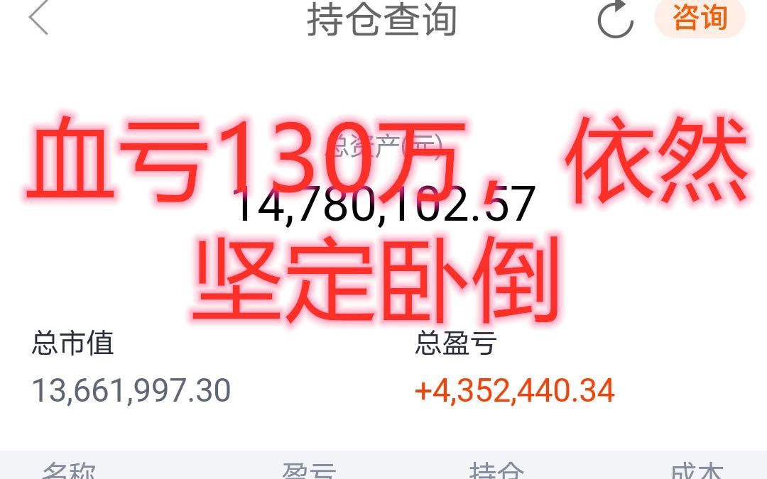 血亏130万依然卧倒不动!来听听新锐大叔近期的宏观观点(附:打折买基金的小窍门)哔哩哔哩bilibili