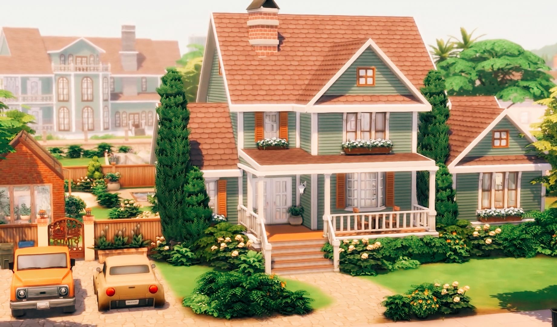 【伊月推荐】n0557 模拟人生4 nocc房子 怡景绝顶 温馨别墅 40x30