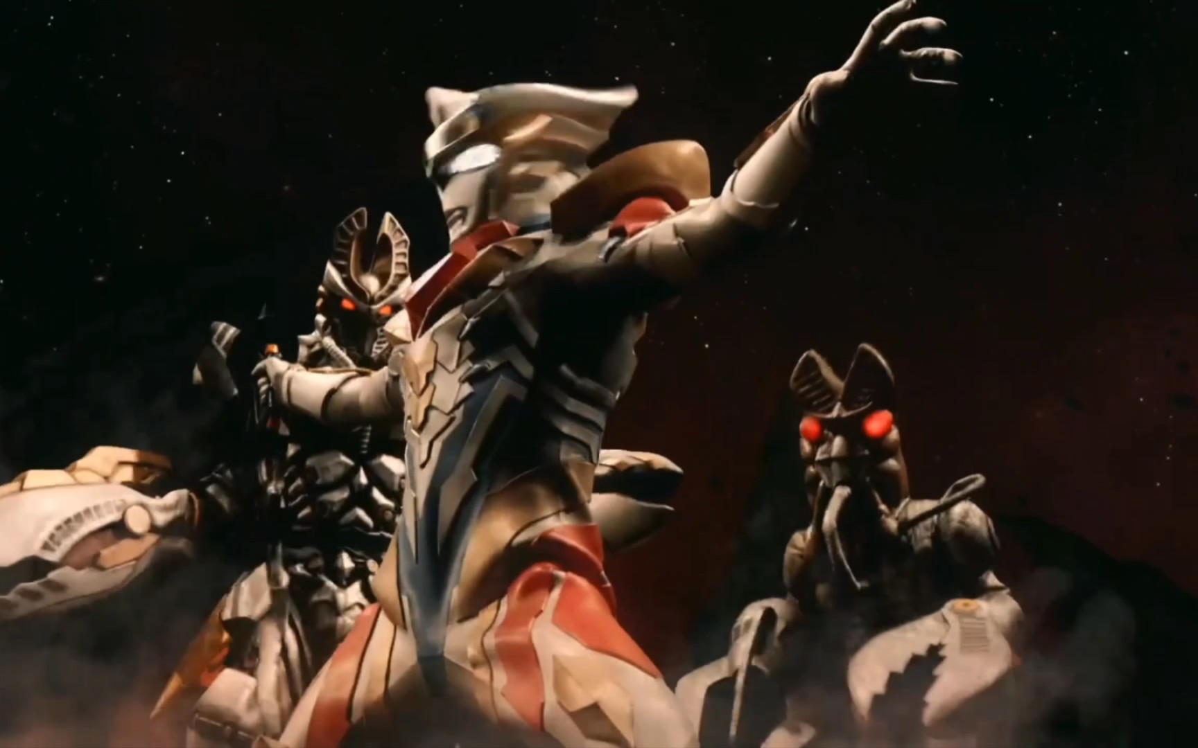 奥特银河格斗3 德尔塔天爪 战斗片段